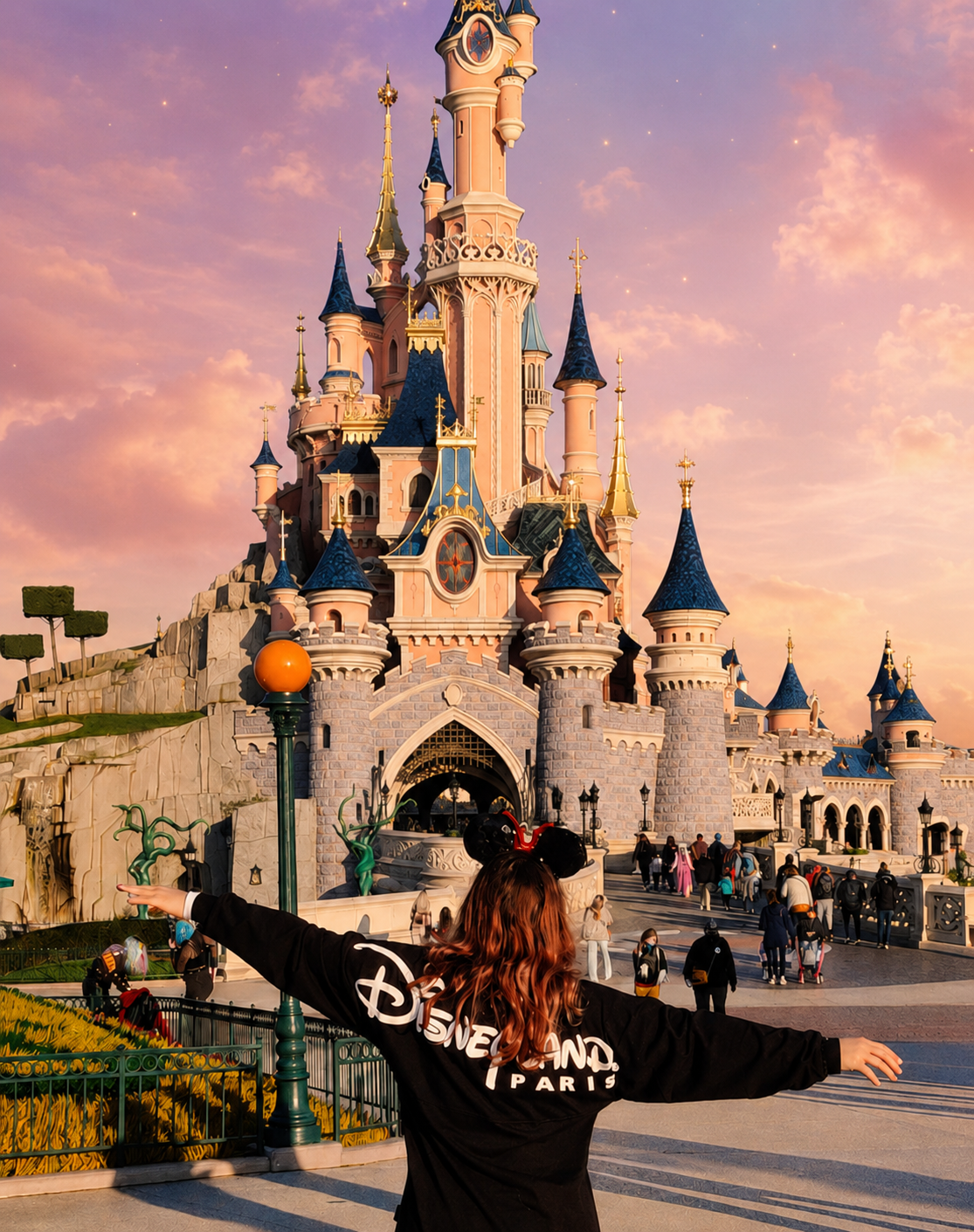 Fotografía de la agente de viajes de Entre Castillos en Disneyland París